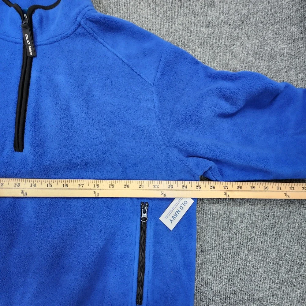 Old Navy Fleece Pullover Men XL Blue 1/2 Zip Moon Dance '94 Reissue Gorpcore NEW - Picture 5 of 10